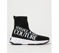 Versace Jeans Couture Stretch Knit Sneakers with Printed Logo - Size: 36 - female