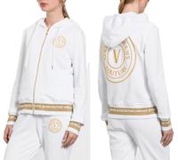 Versace Jeans Couture Sweat Jacket V-Emblem Hooded Jacket Sweatshirt Sweater XS