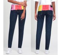Versace Jeans Couture Tie-Dye Slim Jeans Batic Denim Pants Trousers W28