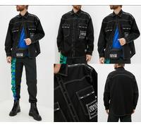 Versace Jeans Couture Unisex Denim Shirt Jacket Logo Blouson Hemd Jacke BNWT M