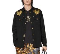 Versace Jeans Couture Unisex Regalia Baroque Denim Shirt Jacket XS