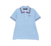 Versace Kids 90s vintage logo polo shirt - Blue 12-18