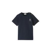 Versace Kids baby embroidered-logo stretch cotton-jersey T-shirt - Blue 6-24-36