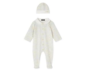 Versace Kids Barocco-print sleepsuit set - Blue 9