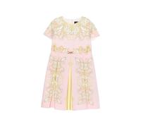Versace Kids baroque-print crew-neck short-sleeve dress - Pink 6 yrs-8 yrs-S-M-L
