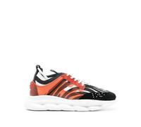 Versace Kids Chain Reaction zebra-print sneakers - Black 30-38