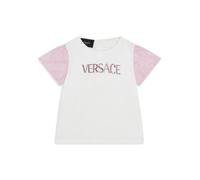 Versace Kids crystal-embellished cotton T-shirt - White 10