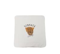 Versace Kids leopard-print blanket - White OS