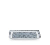 Versace La Greca Signature porcelain platter - Black OS