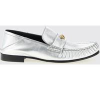 Versace La Medusa Laminated Leather Loafers - Size: 37 - female