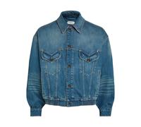 Versace Leather-collar Denim Jacket - Blue - 52 (IT52 / XL)