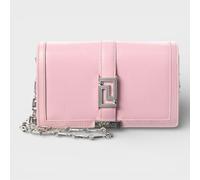 Versace Logo Leather Chain Bag Pink - O/S