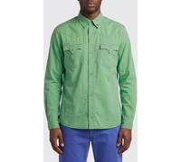 Versace Long-Sleeved Cotton Utility Shirt with Patch Pockets - Size: 52 - male