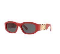 Versace Man Sunglass Biggie - Frame color: Red, Lens color: Dark Grey