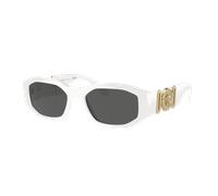 Versace Man Sunglass Biggie - Frame color: White, Lens color: Dark Grey