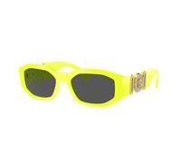 Versace Man Sunglass Biggie - Frame color: Yellow Fluo, Lens color: Dark Grey