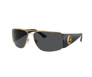 Versace Man Sunglass VE2163 - Frame color: Gold, Lens color: Dark Grey