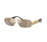 Versace Man Sunglass VE2257 - Frame color: Gold, Lens color: Light Brown Mirror Dark Gold