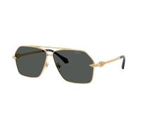 Versace Man Sunglass VE2284 - Frame color: Gold, Lens color: Dark Grey