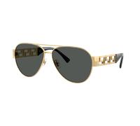 Versace Man Sunglass VE2289 - Frame color: Gold, Lens color: Dark Grey