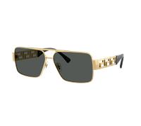 Versace Man Sunglass VE2290 - Frame color: Gold, Lens color: Dark Grey