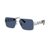 Versace Man Sunglass VE2290 - Frame color: Silver, Lens color: Dark Blue