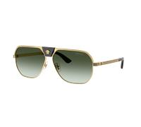 Versace Man Sunglass VE2294 - Frame color: Gold, Lens color: Green Gradient