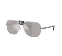 Versace Man Sunglass VE2294 - Frame color: Silver, Lens color: Light Grey Mirror Silver