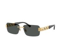 Versace Man Sunglass VE2298 - Frame color: Gold, Lens color: Dark Grey