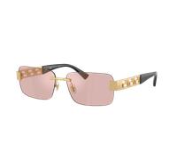Versace Man Sunglass VE2298 - Frame color: Gold, Lens color: Pink Mirror Gold