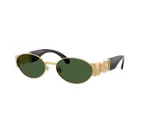 Versace Man Sunglass VE2299 - Frame color: Gold, Lens color: Dark Green