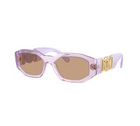 Versace Man Sunglass VE4361 - Frame color: Transparent Levander, Lens color: Light Brown