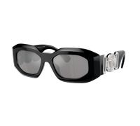 Versace Man Sunglass VE4425U - Frame color: Black, Lens color: Light Grey Mirror Silver 80