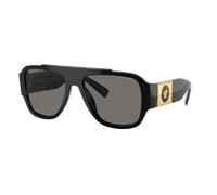 Versace Man Sunglass VE4436U - Frame color: Black, Lens color: Dark Grey Polarized