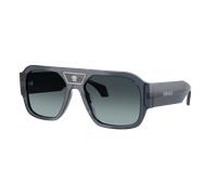 Versace Man Sunglass VE4508U - Frame color: Transparent Dark Blue, Lens color: Blue Gradient Grey