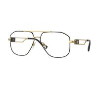 Versace Man VE1287 1443 Optical frames Steel Black Transparent Pilot Normal