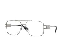 Versace Man VE1302 1001 Optical frames Steel Grey Transparent Geometric Normal