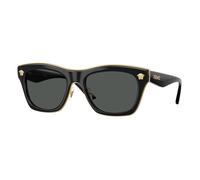 Versace Man VE2272 GB1/87 Sunglasses Metal Black Grey Squared Normal