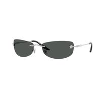 Versace Man VE2279 100087 Sunglasses Metal Silver Grey Squared Normal