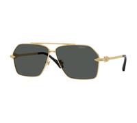 Versace Man VE2284 100287 Sunglasses Metal Gold Grey Pilot Normal