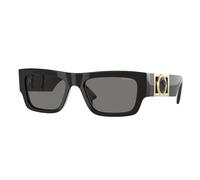 Versace Man VE4416U GB1/81 Sunglasses Acetate Black Grey Squared Polarized