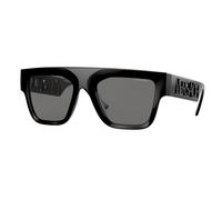 Versace Man VE4430U GB1/81 Sunglasses Injected Black Grey Squared Polarized