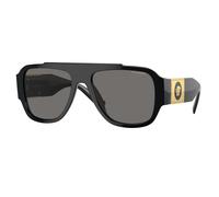 Versace Man VE4436U GB1/81 Sunglasses Acetate Black Grey Pillow Polarized