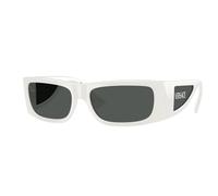 Versace Man VE4482 314/87 Sunglasses Injected White Grey Pillow Normal