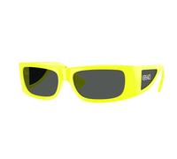 Versace Man VE4482 544987 Sunglasses Injected Yellow Grey Pillow Normal