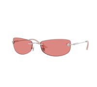 Versace VE2279 100084 Man Sunglasses Metal Silver Pink Squared Normal