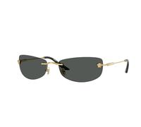 Versace Man VE2279 100287 Sunglasses Metal Gold Grey Squared Normal