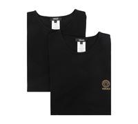 Versace Medusa-detail undershirt (pack of two) - Black 3-4-5-6-7-8