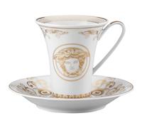Versace - Medusa Gala Coffee Cup With Saucer, 18 cl - White