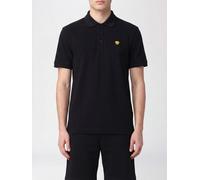 Versace Medusa Logo Cotton Polo Shirt with Ribbed Collar - Size: S - male